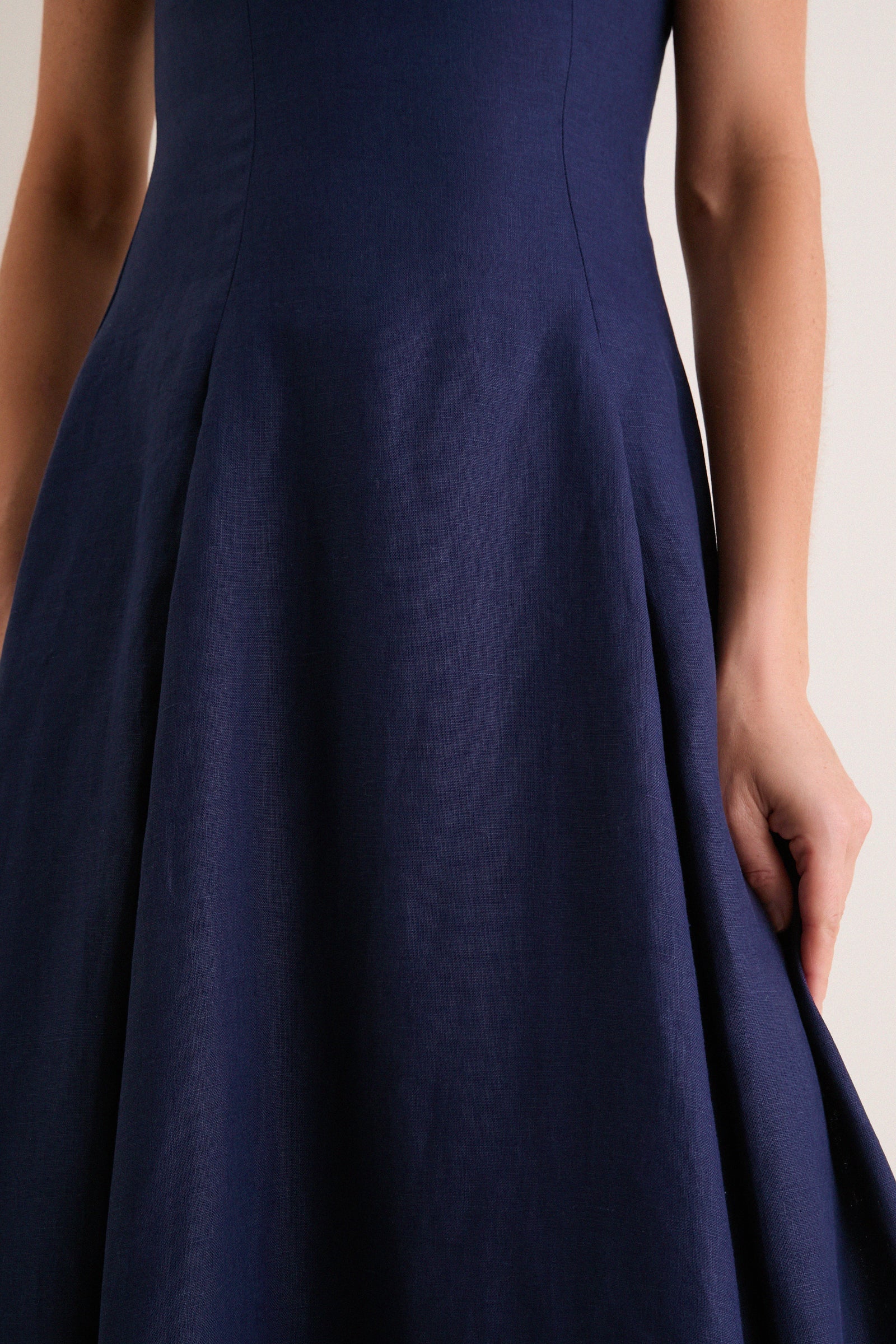 Navy Adalee Midi Dress