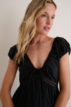 Black Mia Lace Elodia Maxi Dress