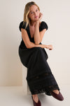 Black Mia Lace Elodia Maxi Dress