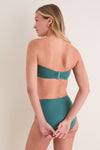 Menthe Givree Show Bandeau Bikini Top