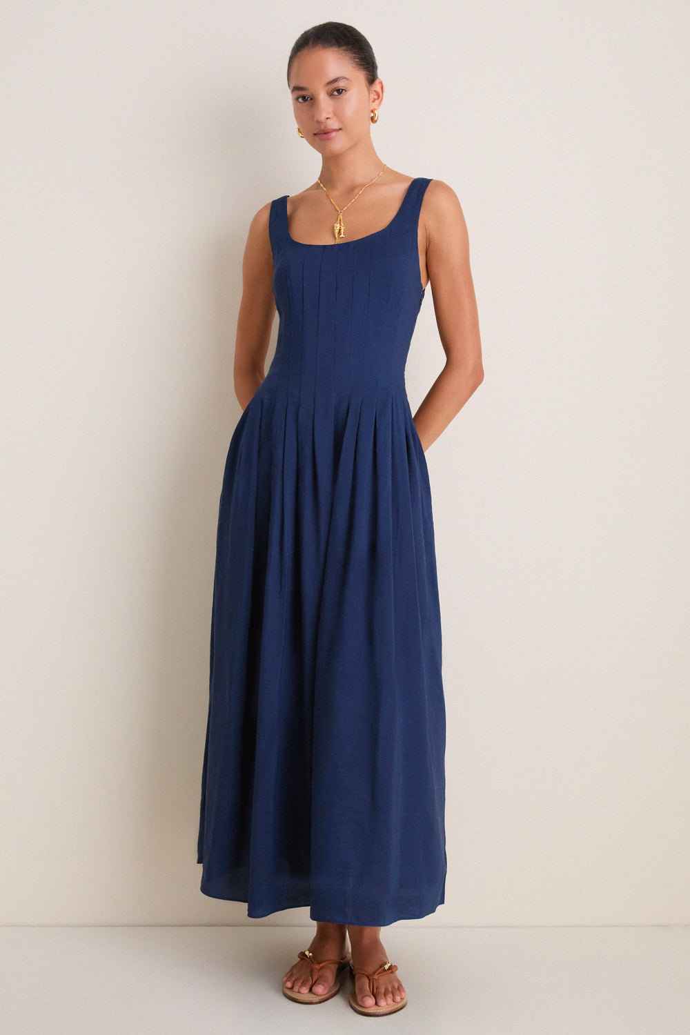 Waverly Dress, 6 | Navy | Women's Dresses