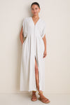Stone Caftan Midi Dress