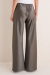 Taupe Satin Colby Pants