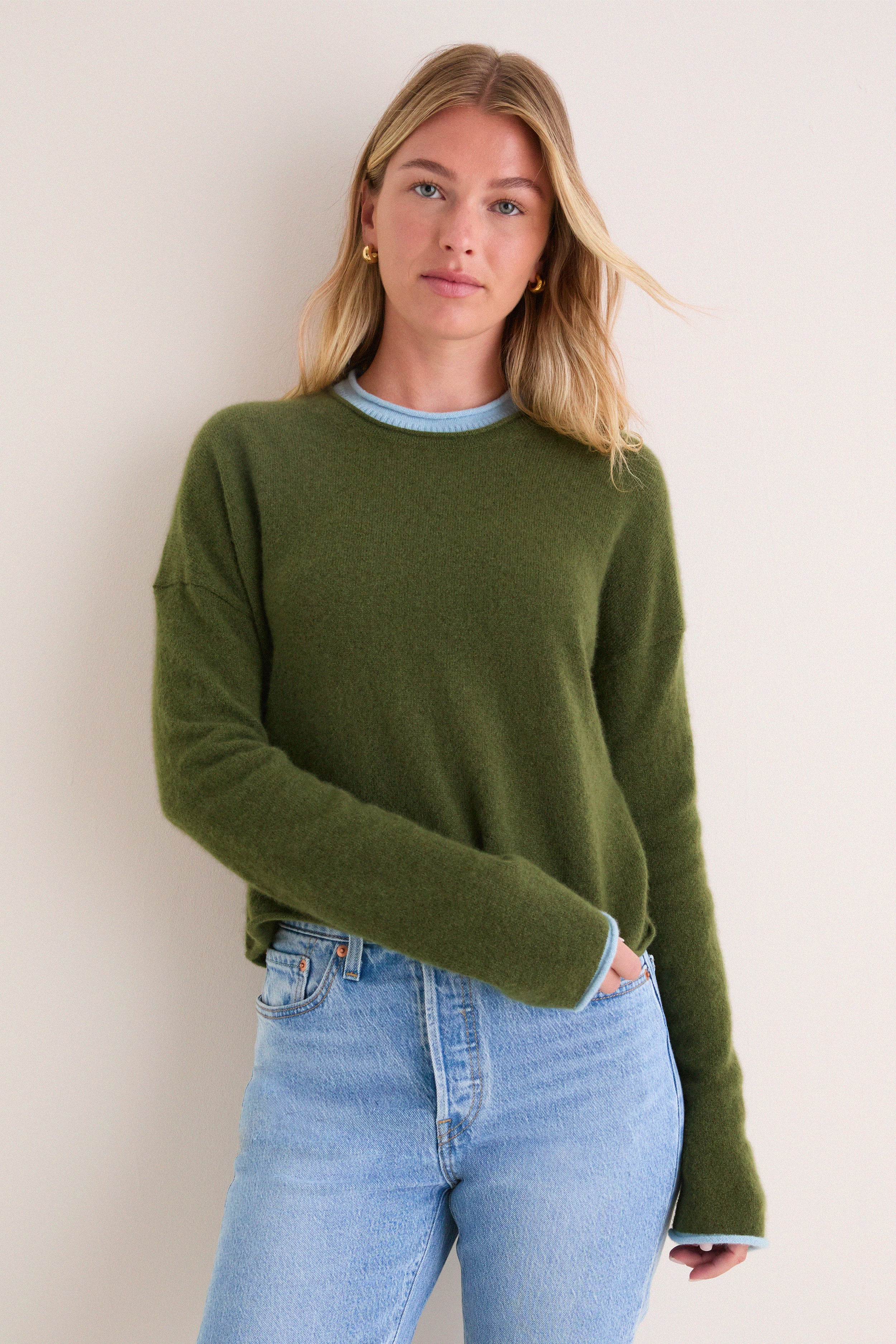 Olive and Sky Dominick Sweater