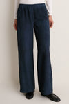 Navy Suede Colby Pants