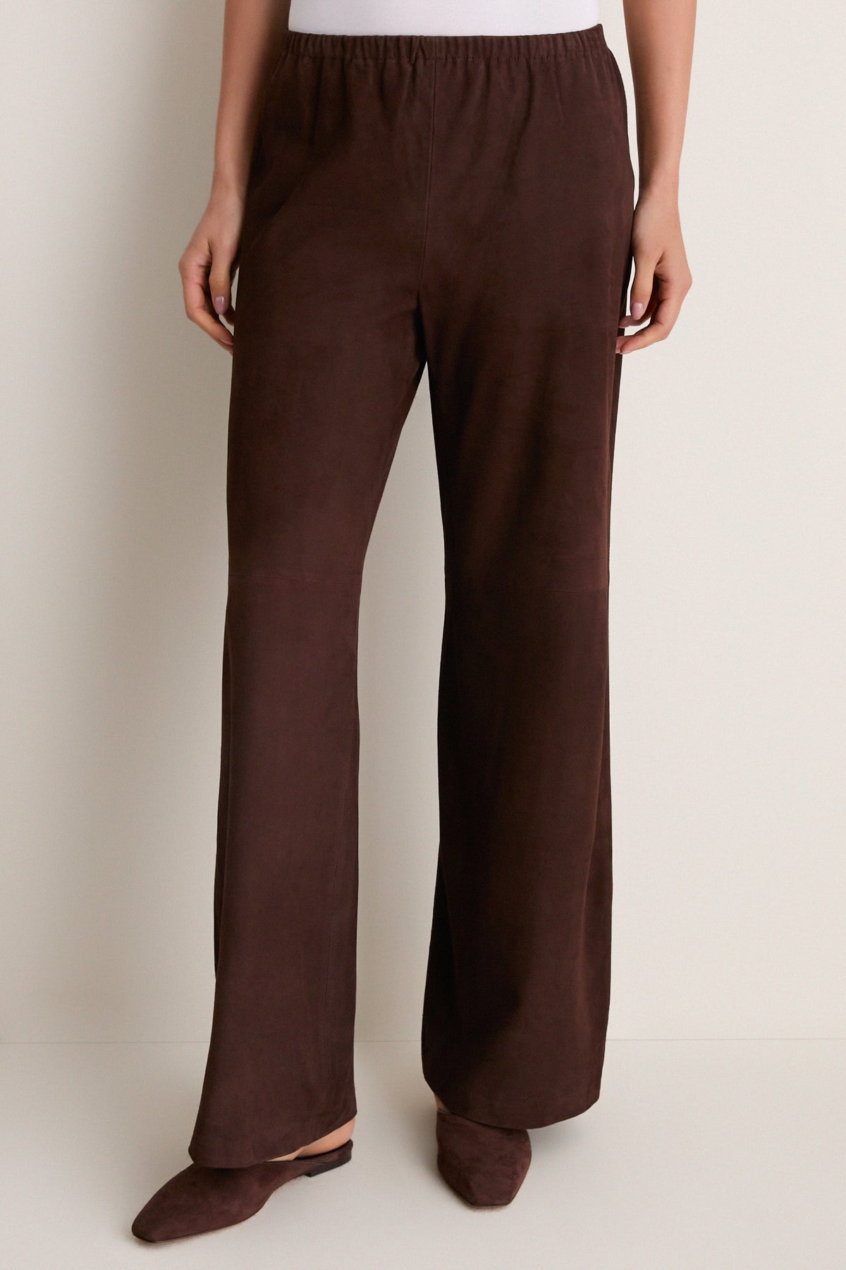 Chocolate Suede Colby Pants