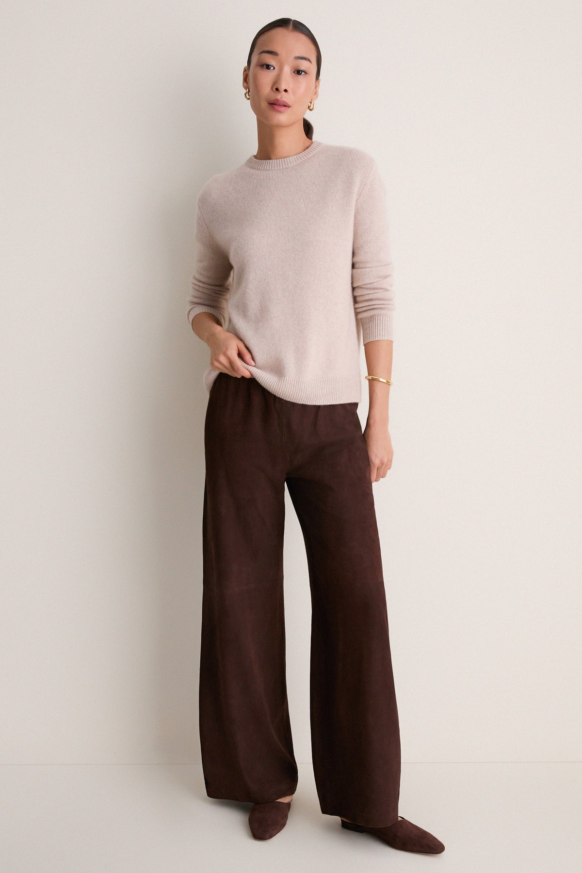 Chocolate Suede Colby Pants
