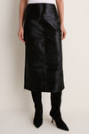 Black Pony Hair Vega Skirt
