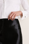 Black Pony Hair Vega Skirt