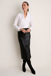 Black Pony Hair Vega Skirt