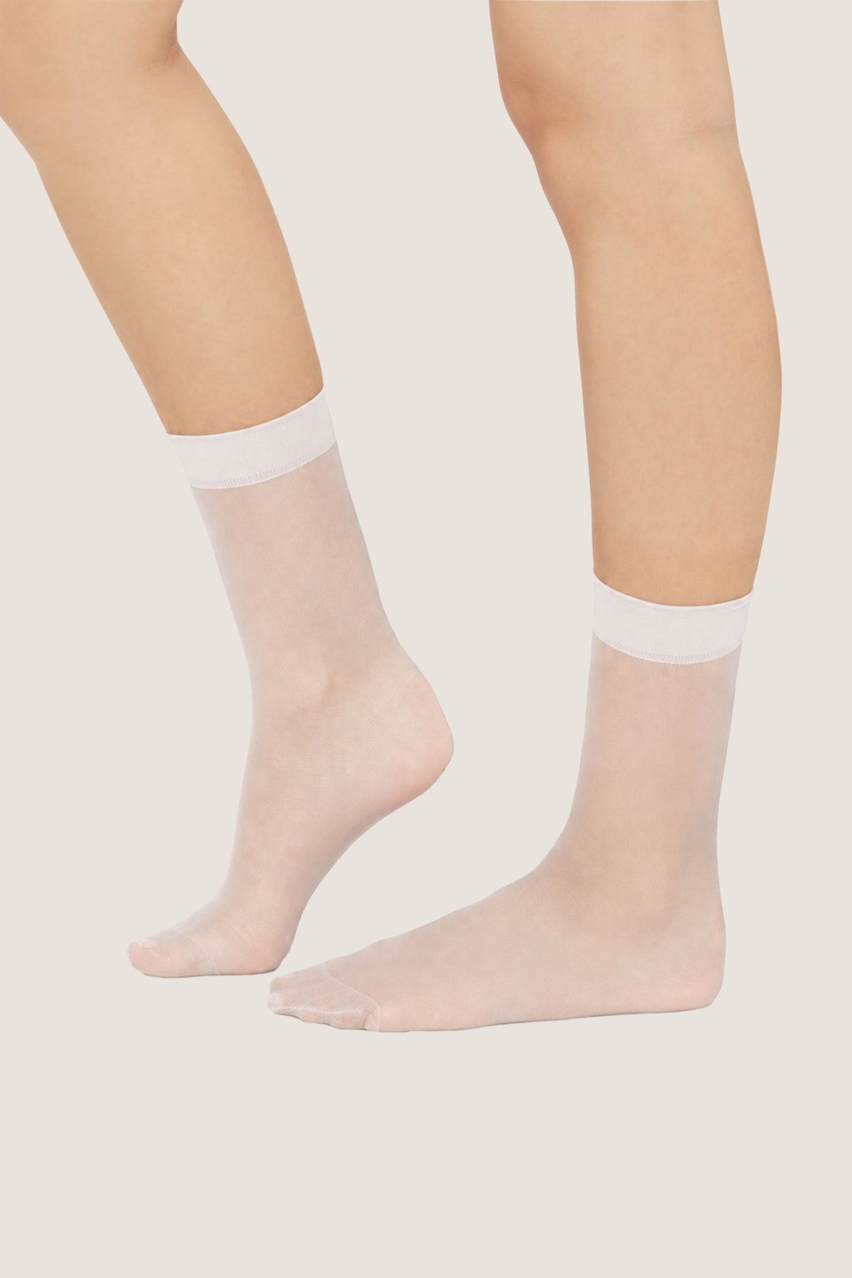 White Individual 10 Socks