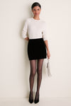 Black and Silver Shimmer Dots Tights