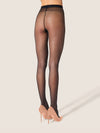 Black and Silver Shimmer Dots Tights
