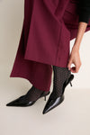 Black and Silver Shimmer Dots Socks