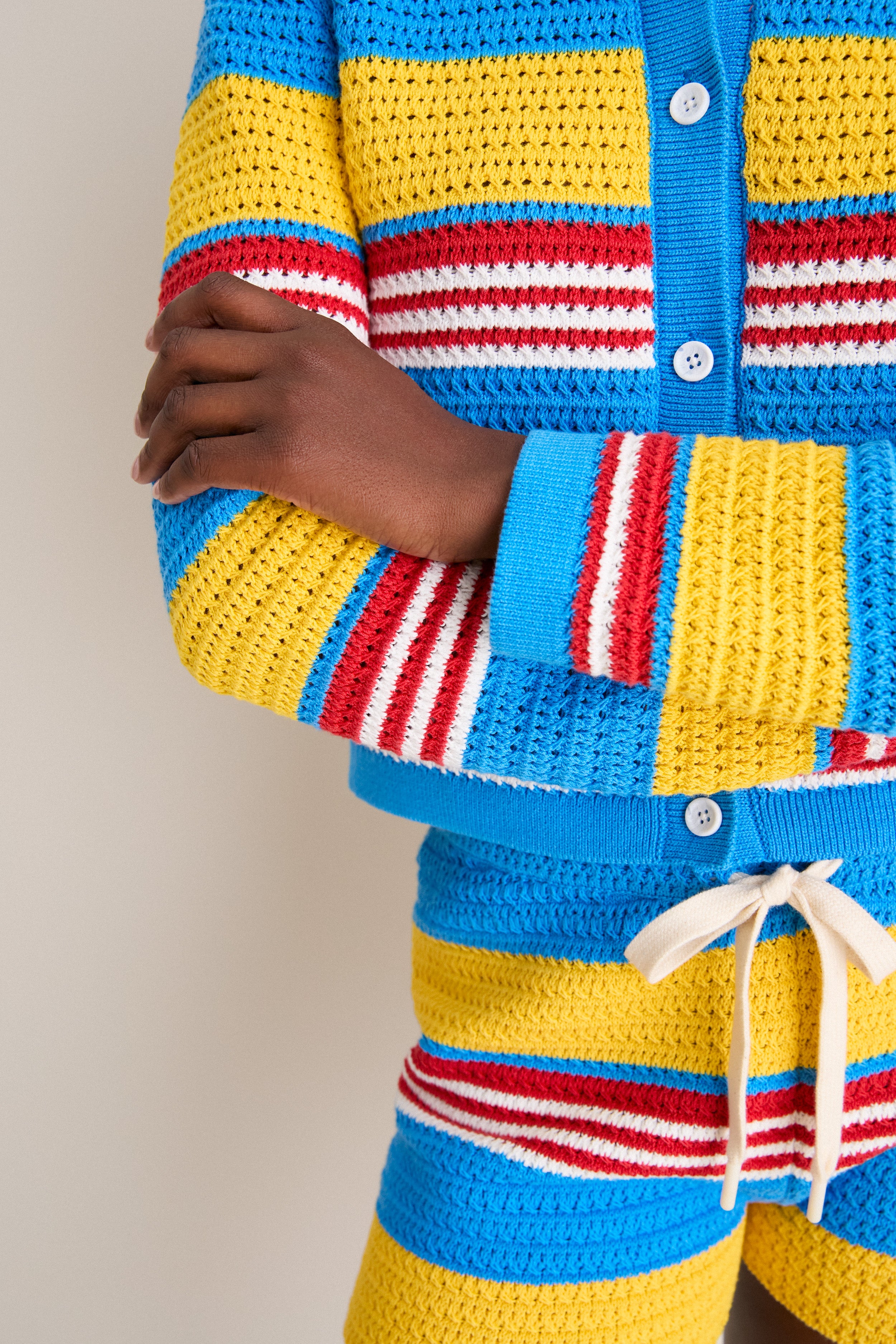 Blue Multi Stripe Tammy Cardigan