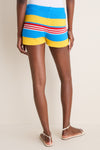 Blue Multi Stripe Tammy Short