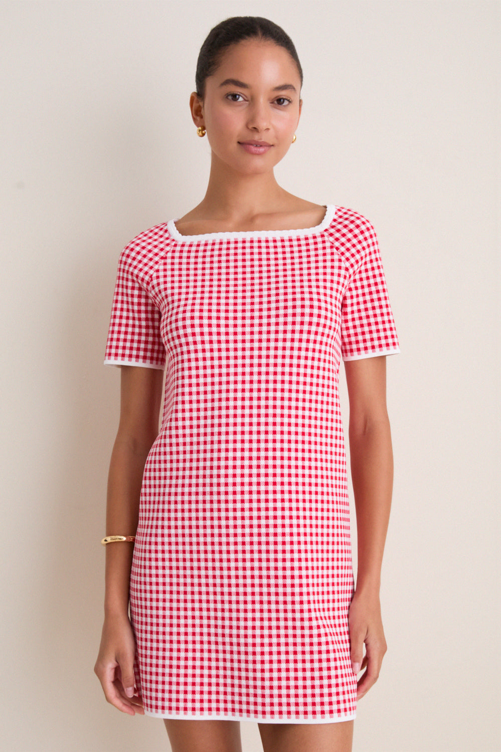 Red Gingham Micah Dress