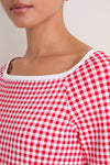 Red Gingham Micah Dress