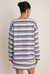 Chocolate Multi Stripe Nadine Top