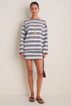 Chocolate Multi Stripe Nadine Top