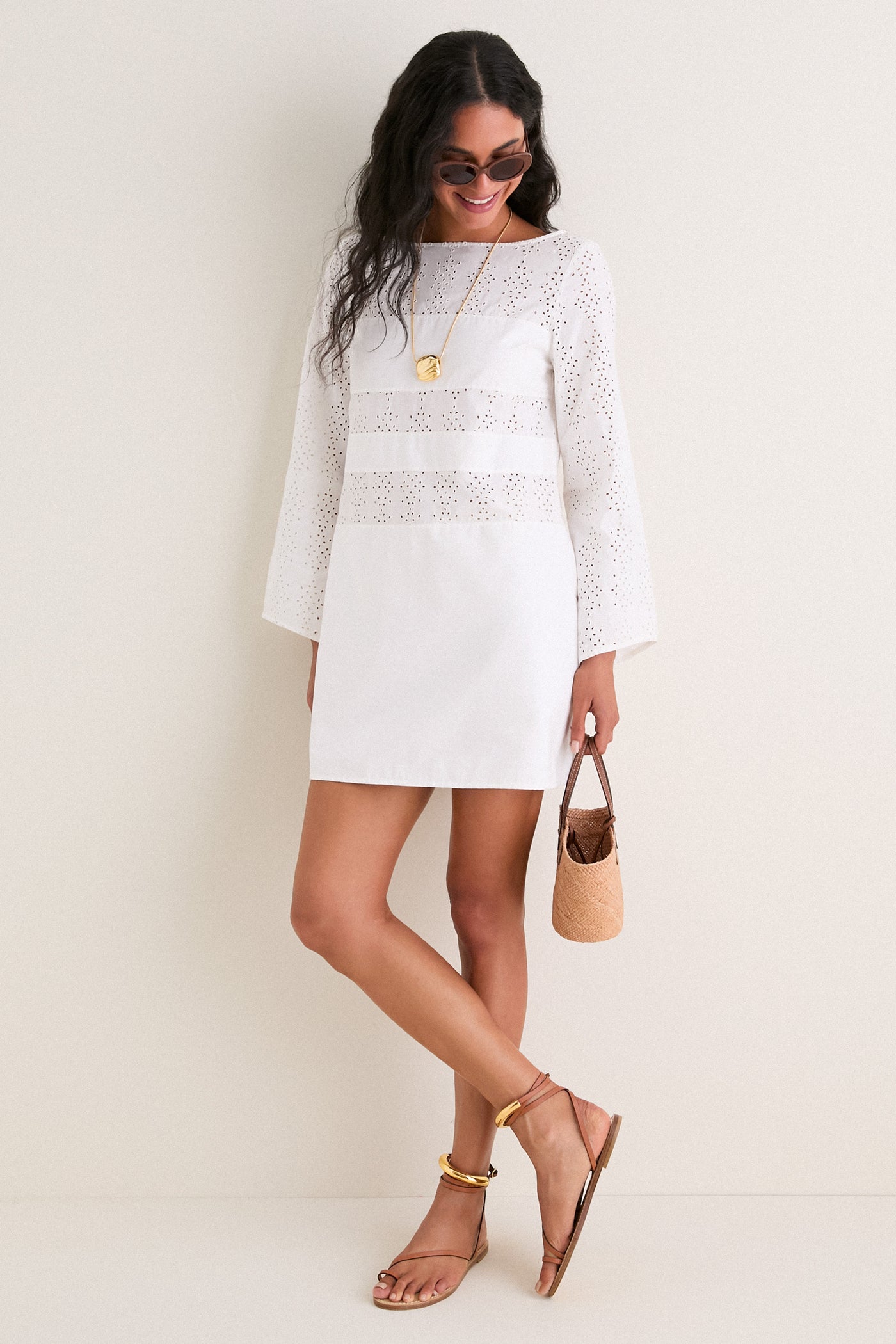 Vintage White Harriet Dress