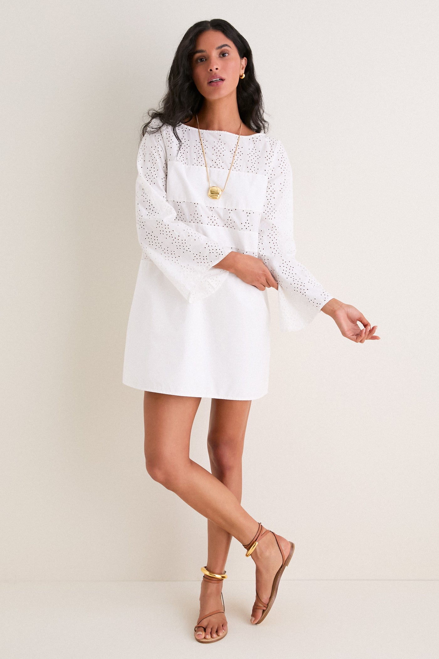 Vintage White Harriet Dress