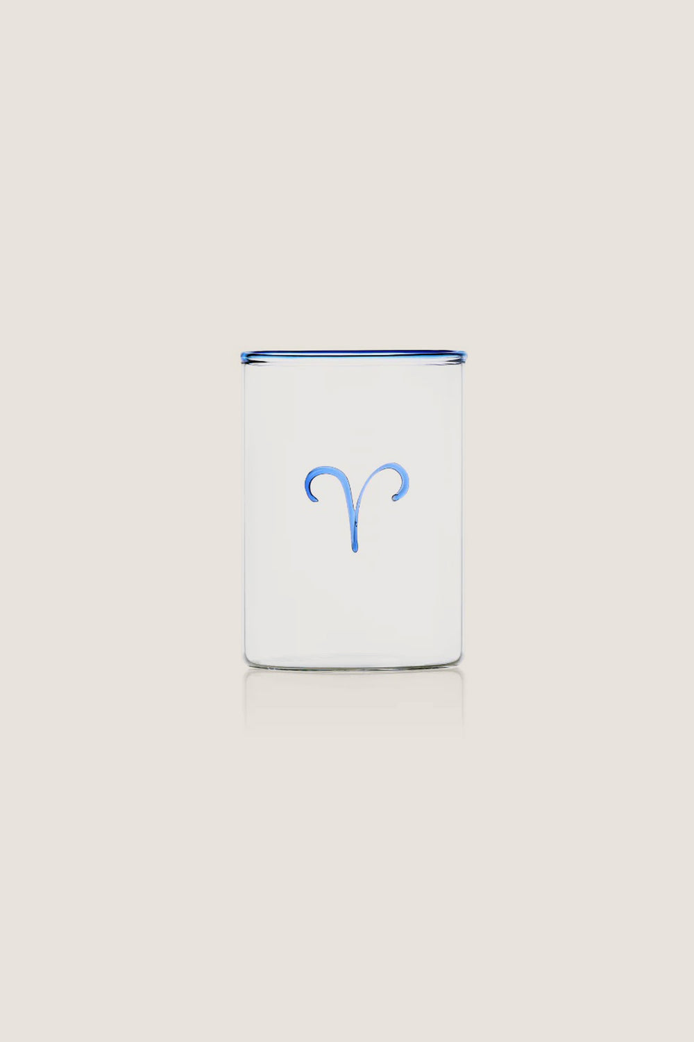 Blue Aries Lowball Glass (Set of 2)