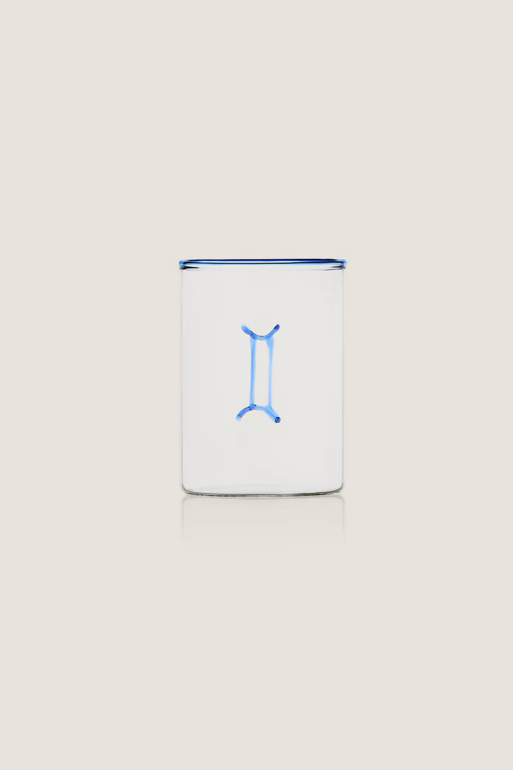Blue Gemini Lowball Glass (Set of 2)