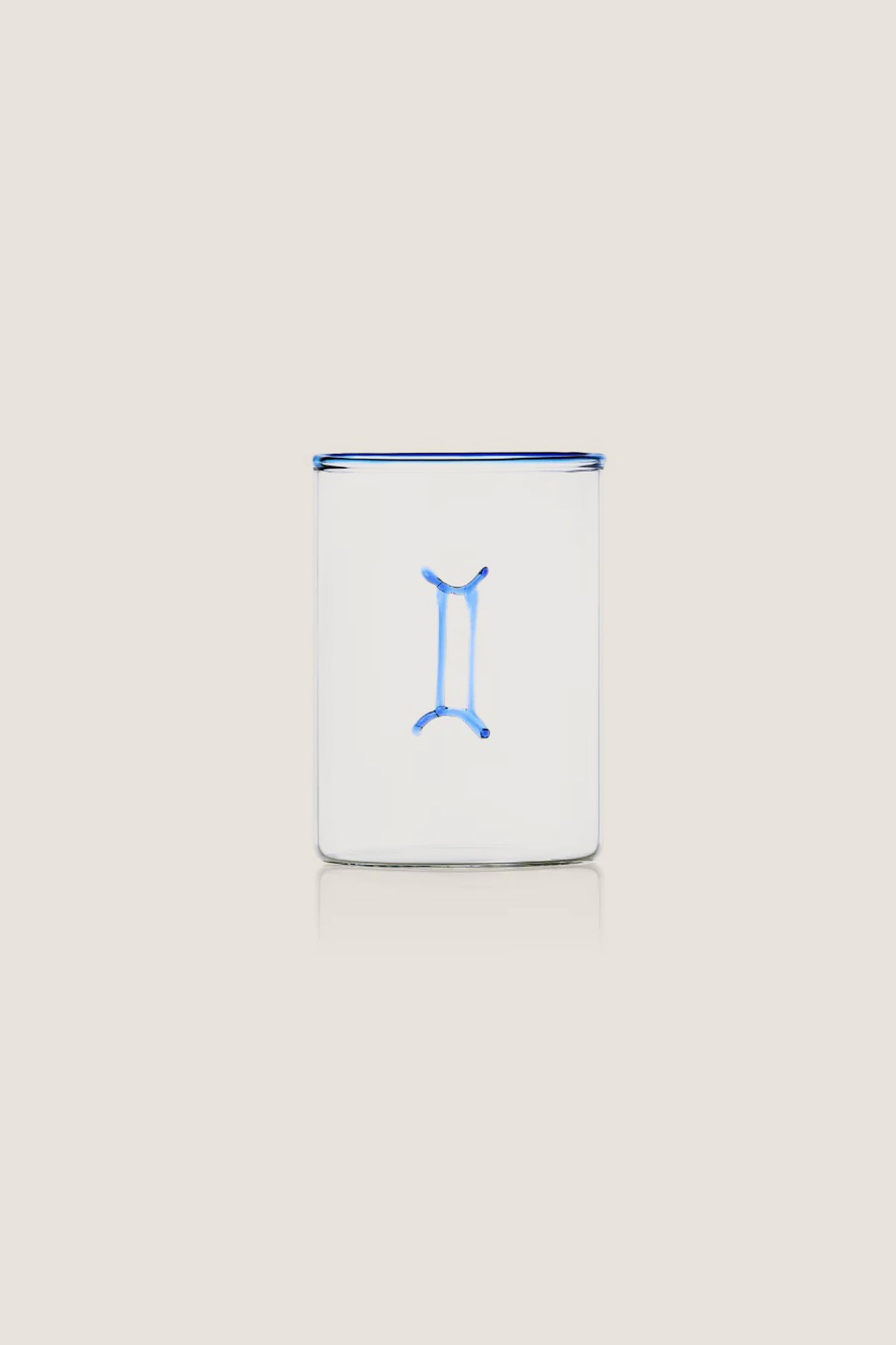 Blue Gemini Lowball Glass (Set of 2)