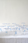 Blue Gemini Lowball Glass (Set of 2)