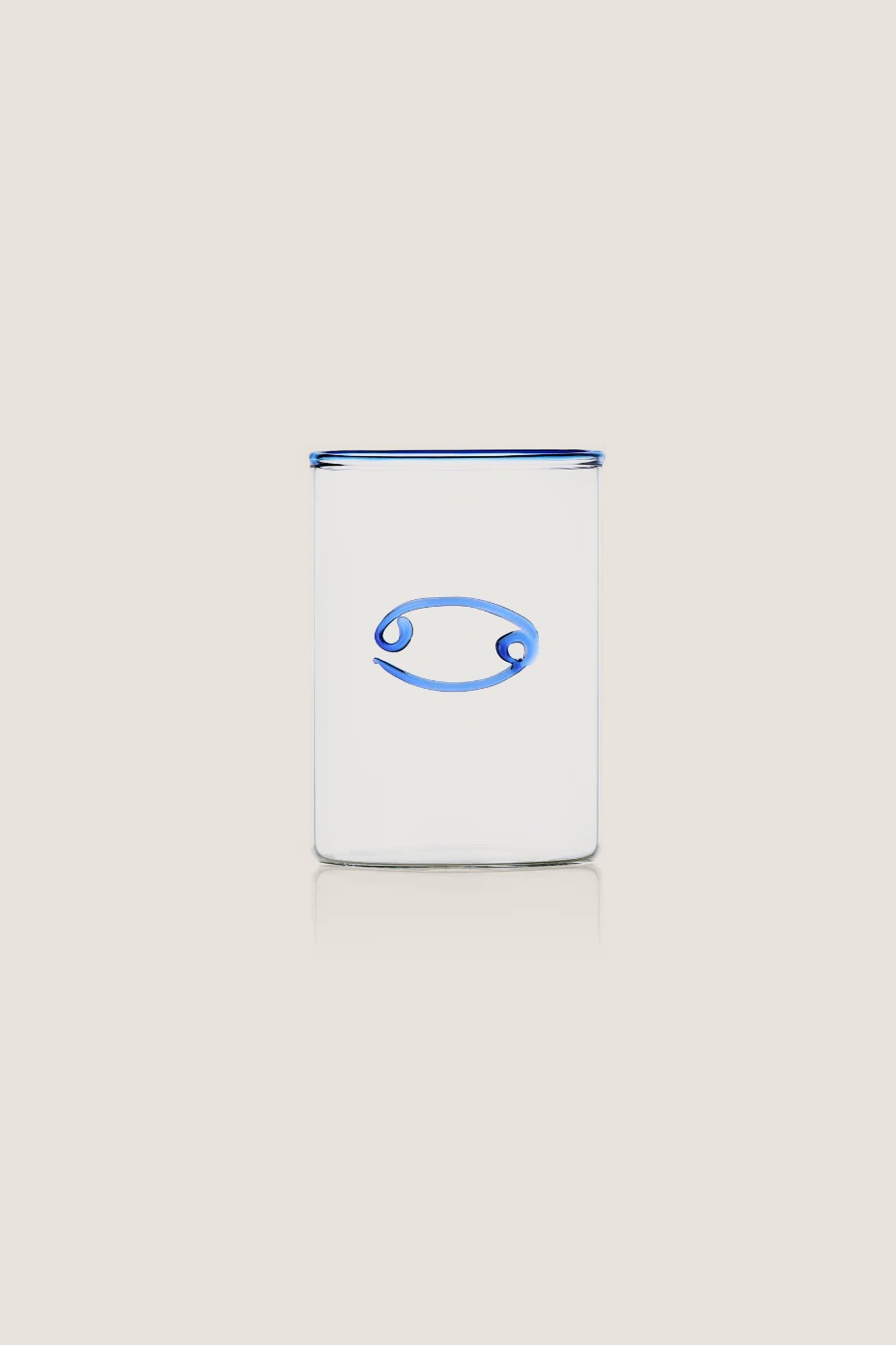 Blue Cancer Lowball Glass (Set of 2)