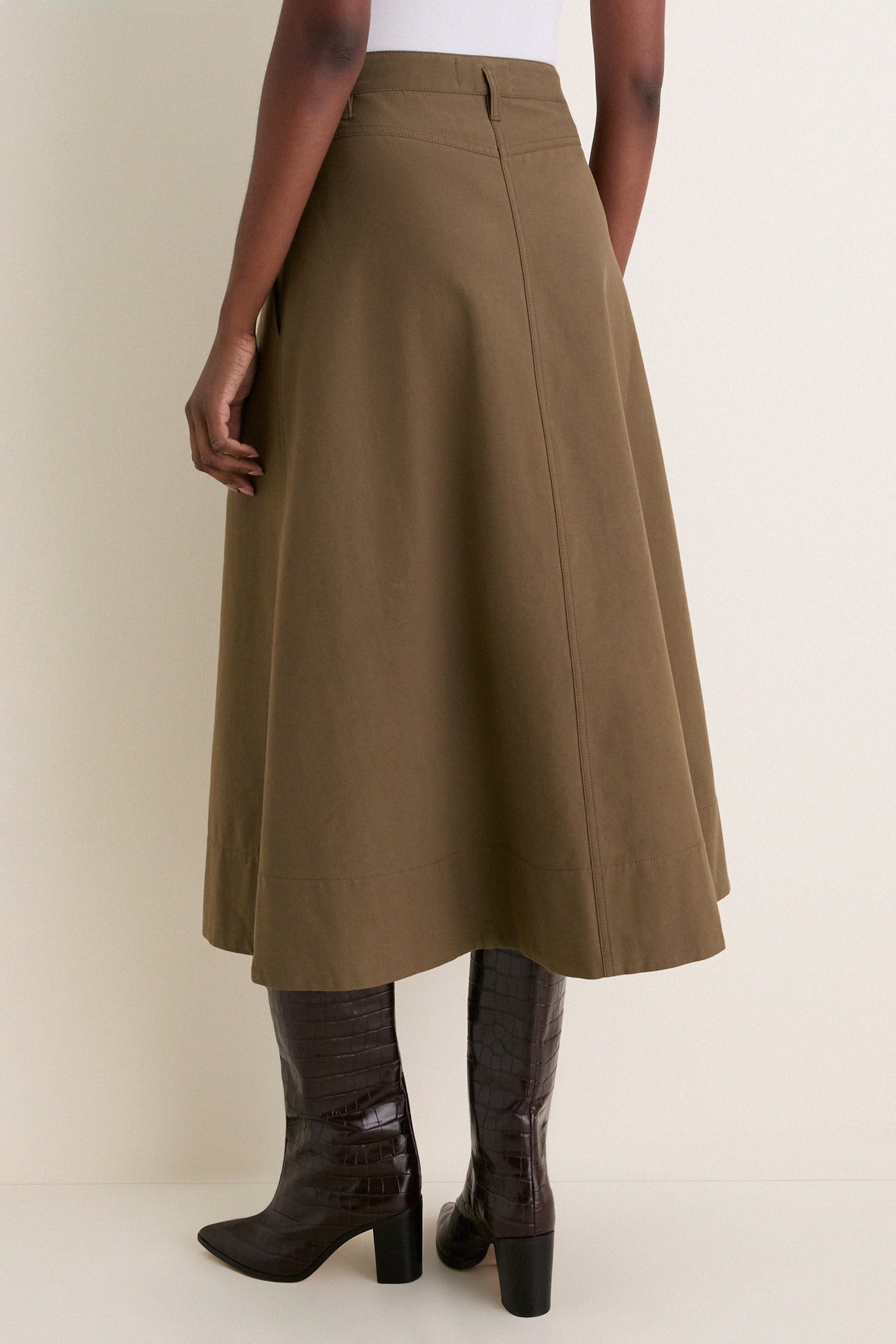 Olive Field Skirt