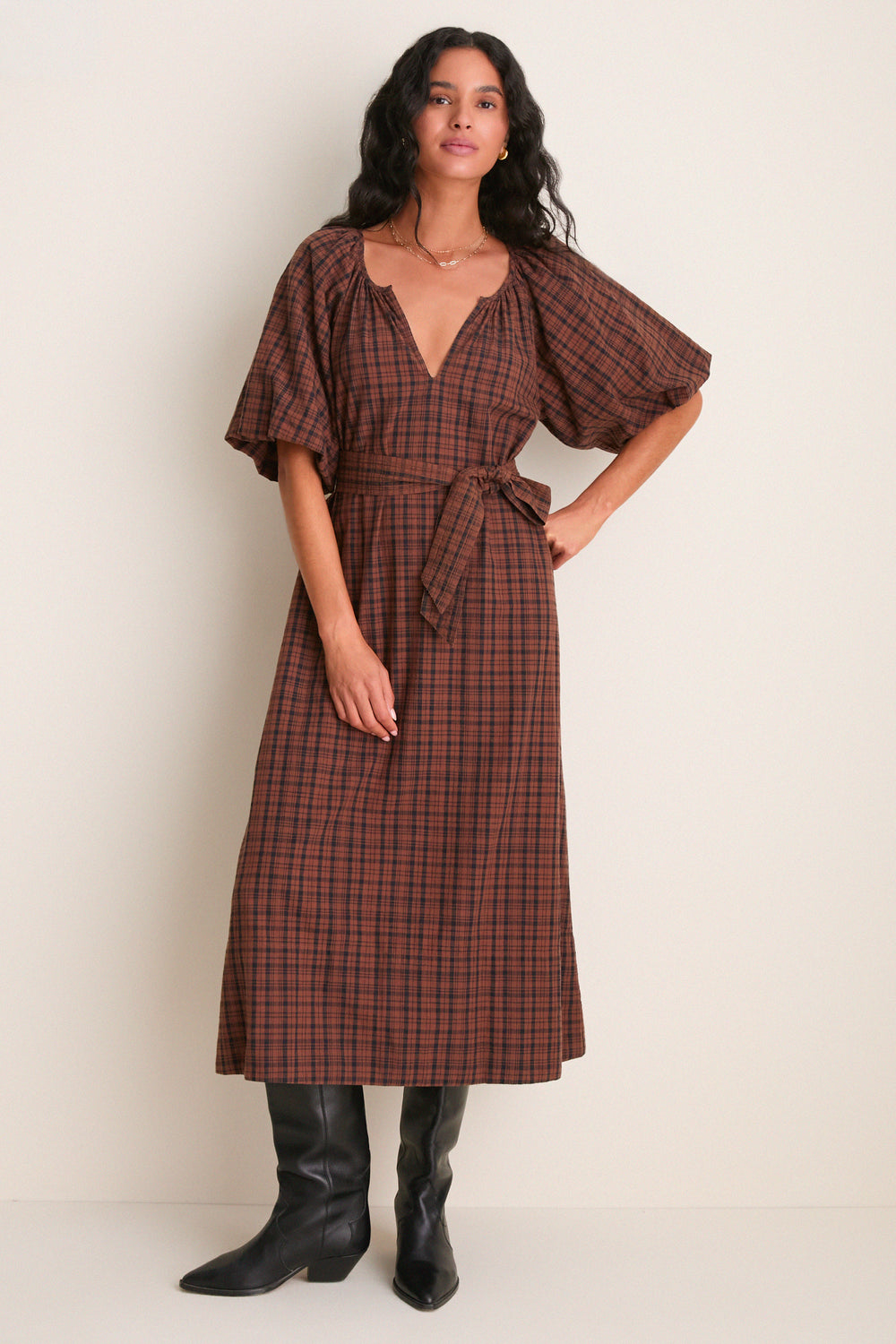 Woodcrest Plaid Fairground Dress