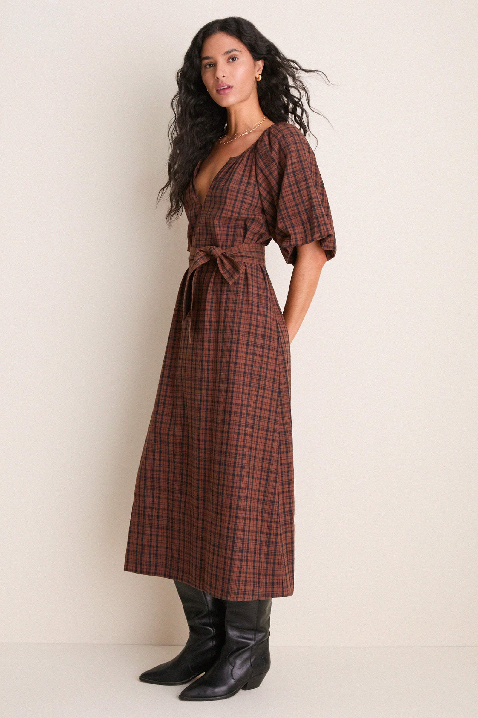Woodcrest Plaid Fairground Dress