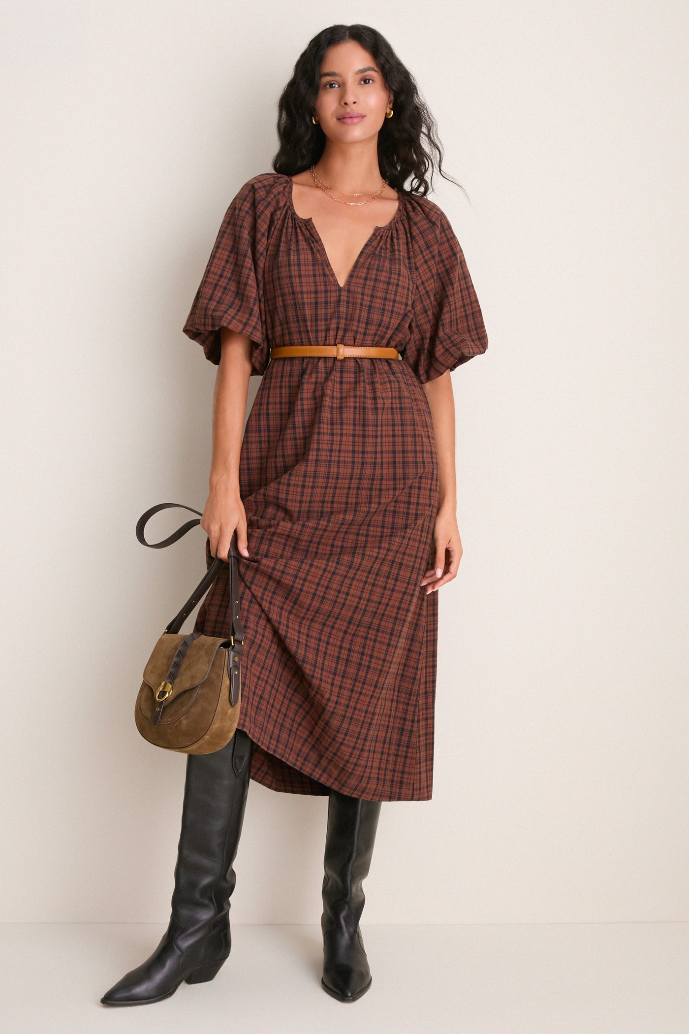 Woodcrest Plaid Fairground Dress