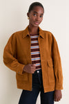 Cognac Suede Folsom Jacket