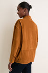 Cognac Suede Folsom Jacket