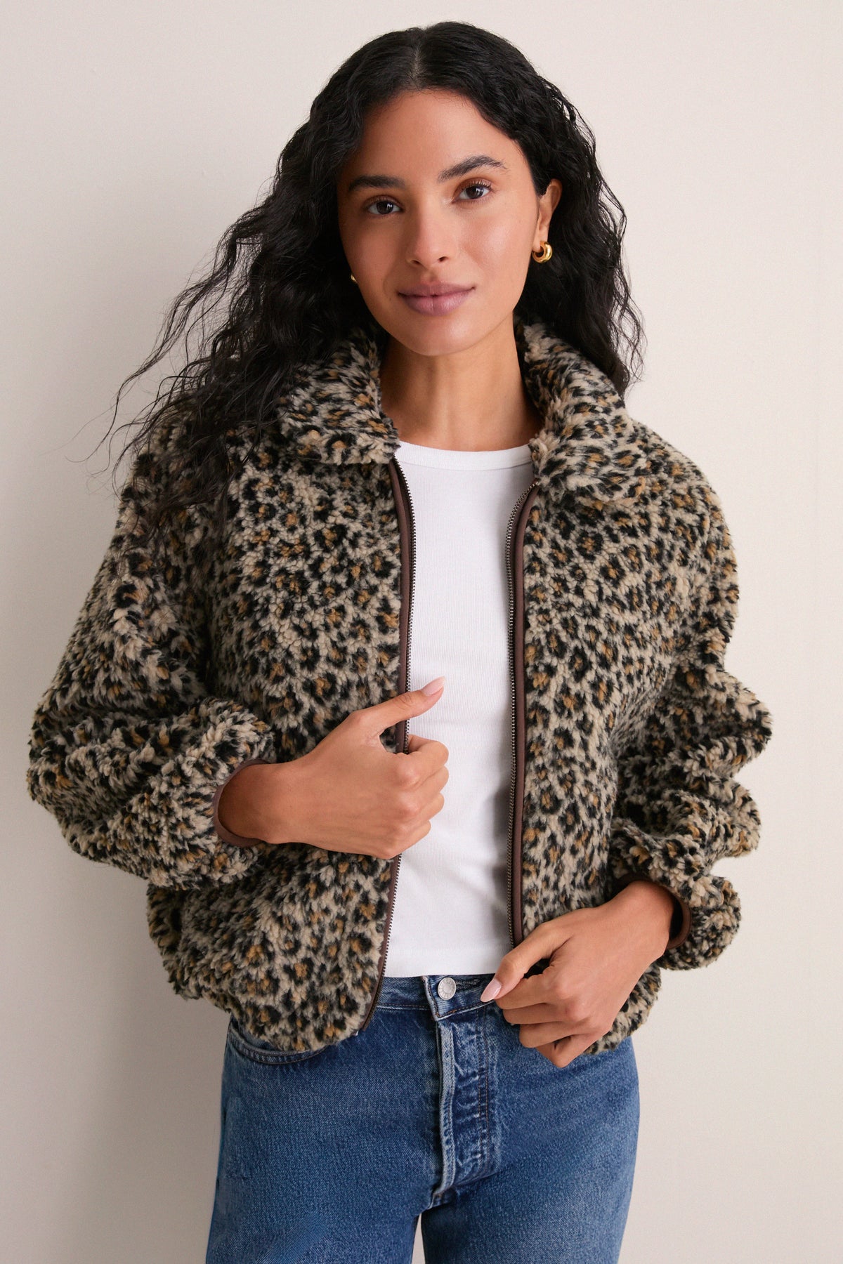 Tan Leopard Vail Jacket