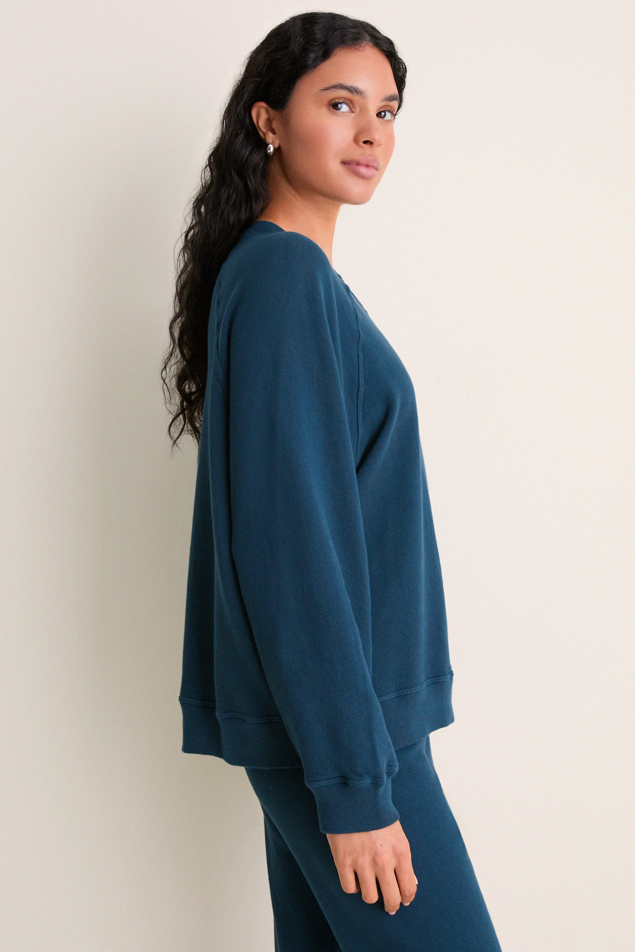 Dark Slate Slouch Sweatshirt