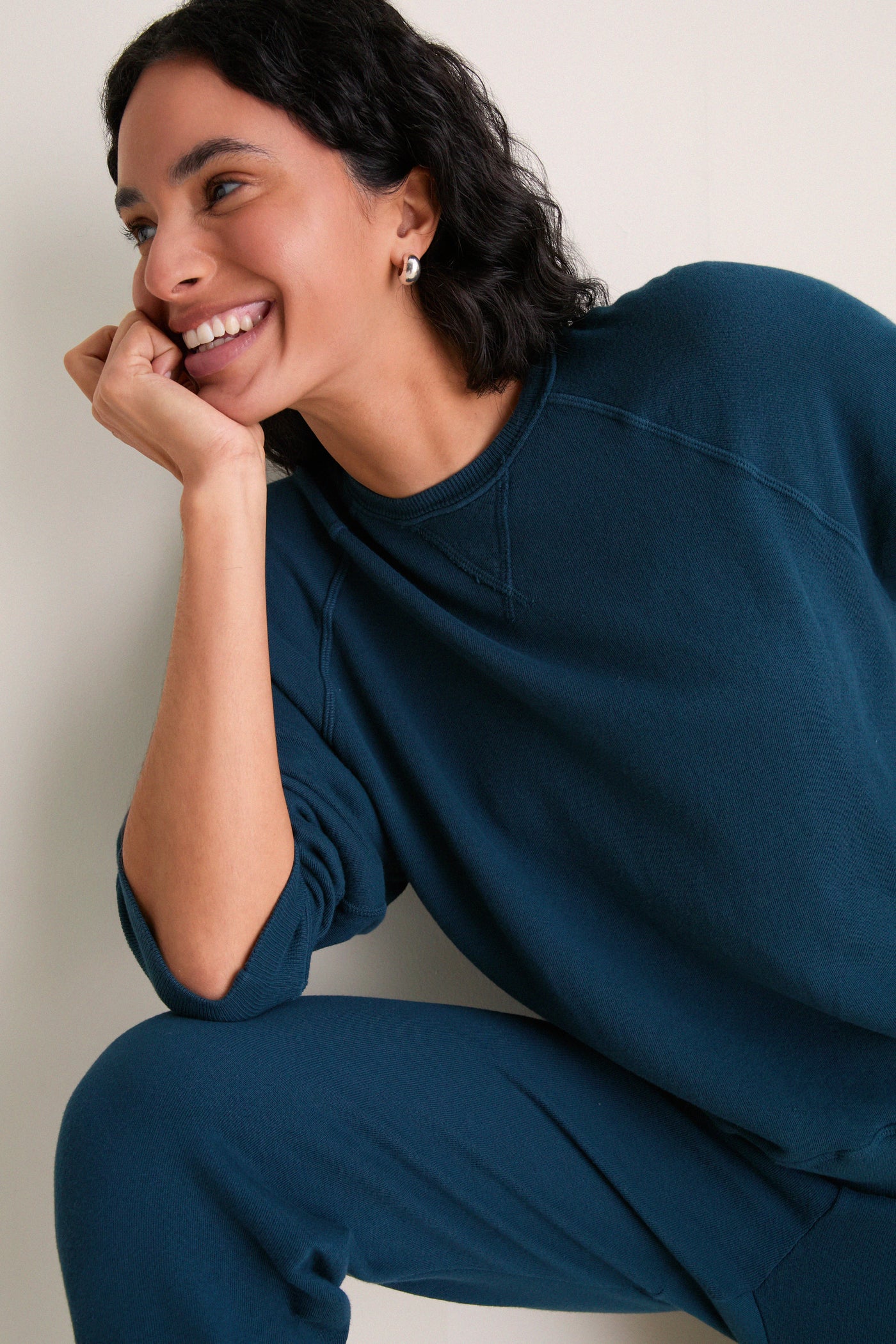 Dark Slate Slouch Sweatshirt