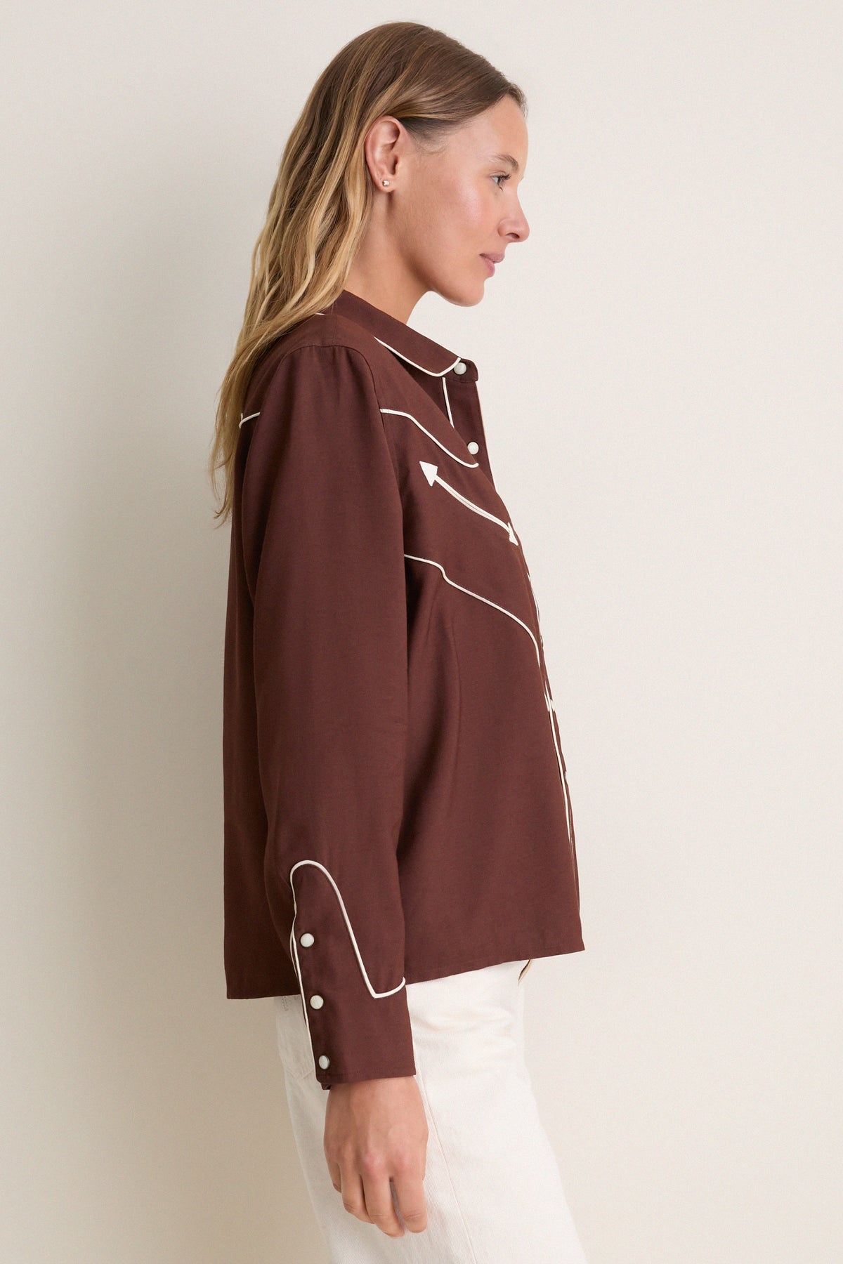 Brown Western Shirt