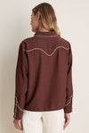 Brown Western Shirt