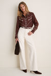 Brown Western Shirt