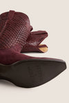 Oxblood Basket Weave Cowboy Boot