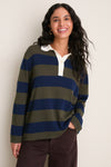 Army League Stripe Academy Polo Sweater