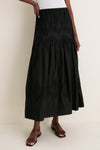 Black Lattice Lace Victorian Skirt