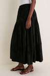 Black Lattice Lace Victorian Skirt