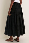 Black Lattice Lace Victorian Skirt