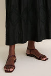 Black Lattice Lace Victorian Skirt