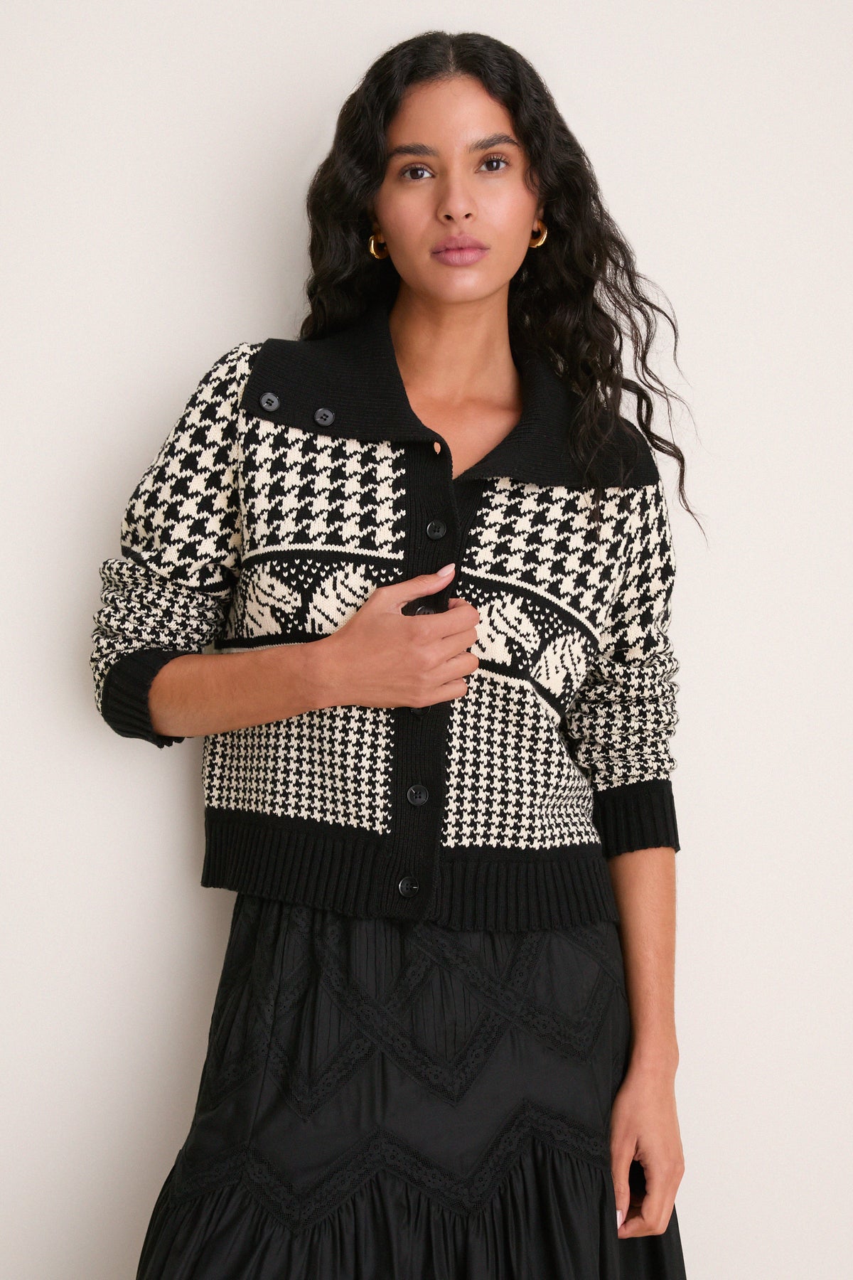 Black Pony Cardigan